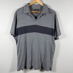 Abercrombie & Fitch Vintage Polo Shirt Gray Size XL